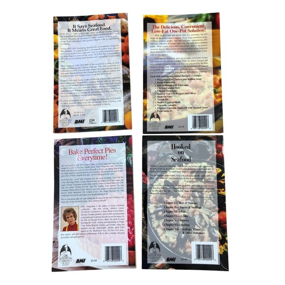 Old Bay Recipes Lot of 4 Cookbooks Seafood One-Pot Meals & Pies Baking - Picture 4 of 12